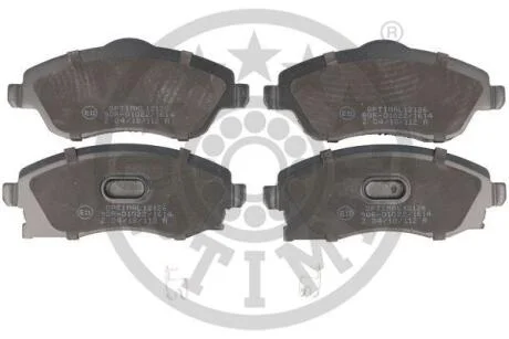 Гальмівні колодки передні дискові Optimal BP-12126