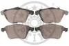 Тормозные колодки передние дисковые Optimal BP-12128 (фото 2)