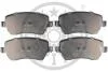 Гальмівні колодки передні дискові Optimal BP-12131 (фото 1)