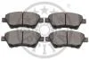 Гальмівні колодки передні дискові Optimal BP-12132 (фото 2)