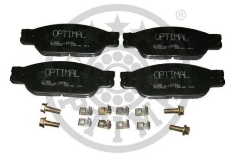 Тормозные колодки передние дисковые Optimal BP-12151