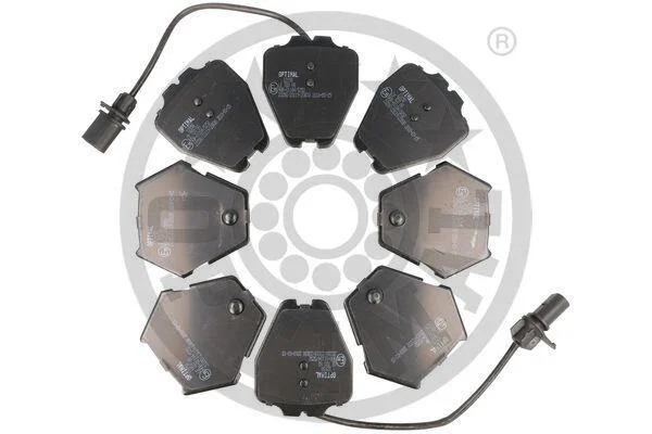 Тормозные колодки передние дисковые Optimal BP-12158 (фото 1)