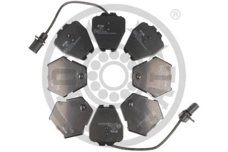 Гальмівні колодки передні дискові Optimal BP-12158