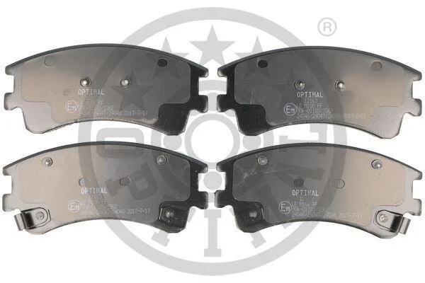 Гальмівні колодки передні дискові Optimal BP-12163 (фото 1)