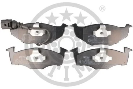 Фото 1 - гальмівні колодки дискові Optimal BP-12172 Гальмівні колодки дискові Optimal BP-12172 (фото 1)