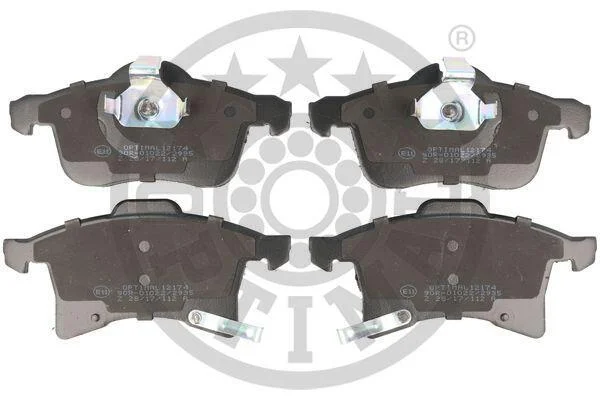 Тормозные колодки передние дисковые Optimal BP-12174 (фото 1)