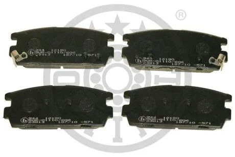 Тормозные колодки дисковые Optimal BP-12190