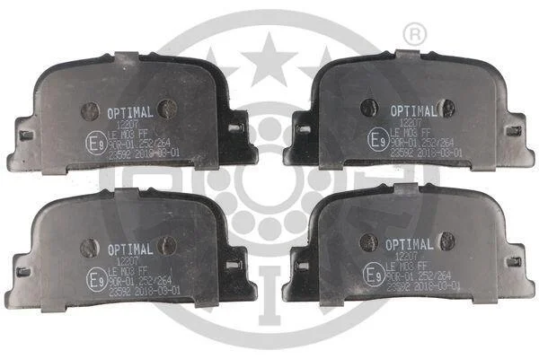 Гальмівні колодки дискові Optimal BP-12207 (фото 1)