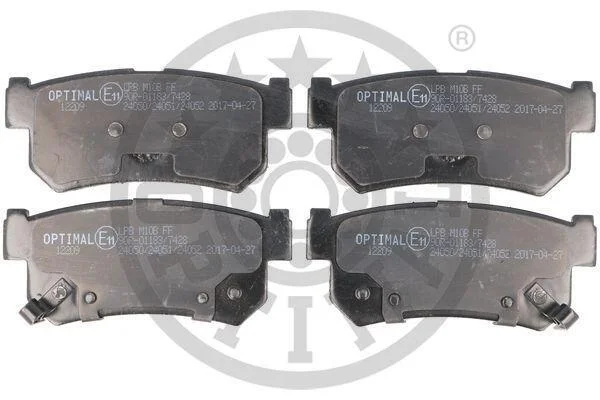 Тормозные колодки дисковые Optimal BP-12209 (фото 1)