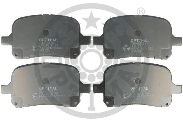 Гальмівні колодки передні дискові Optimal BP-12213 (фото 1)