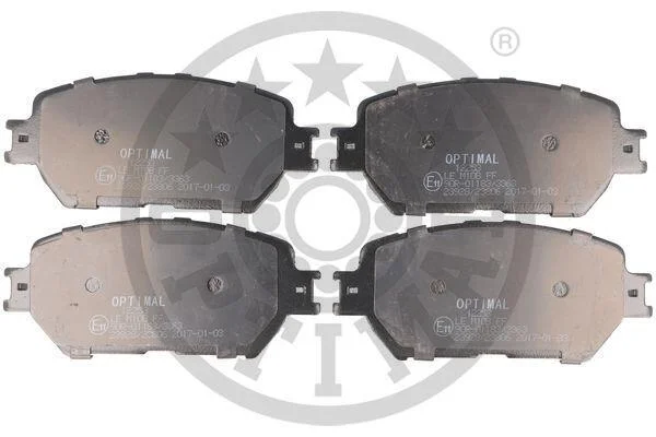 Гальмівні колодки передні дискові Optimal BP-12253 (фото 1)