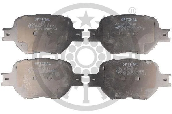 Тормозные колодки передние дисковые Optimal BP-12258 (фото 1)