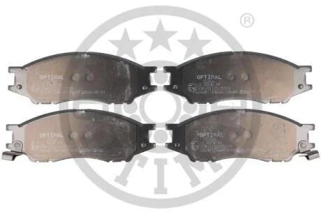 Тормозные колодки передние дисковые Optimal BP-12266