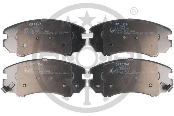 Тормозные колодки передние дисковые Optimal BP-12267 (фото 1)