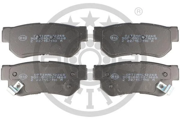 Тормозные колодки дисковые Optimal BP-12268 (фото 1)