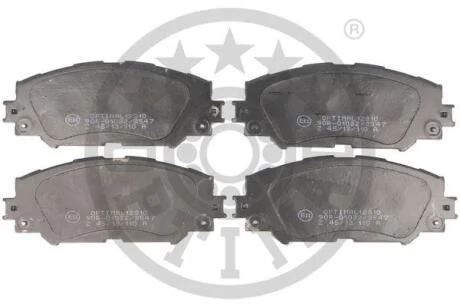 Тормозные колодки передние дисковые Optimal BP-12310