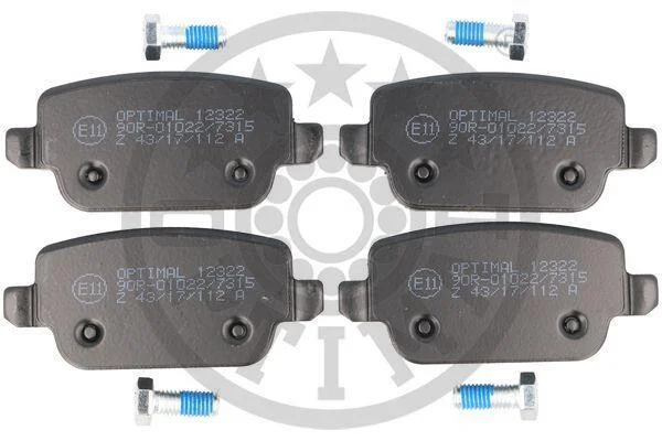 Гальмівні колодки дискові Optimal BP-12322 (фото 1)