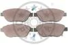 Гальмівні колодки передні дискові Optimal BP-12323 (фото 2)