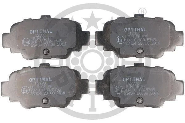 Гальмівні колодки дискові Optimal BP-12330 (фото 1)