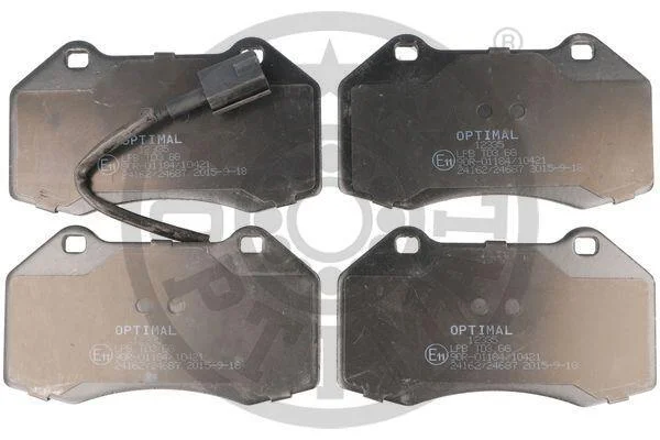 Гальмівні колодки передні дискові Optimal BP-12335 (фото 1)