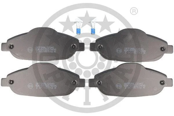 Гальмівні колодки передні дискові Optimal BP-12340 (фото 1)