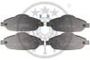 Гальмівні колодки передні дискові Optimal BP-12340 (фото 1)