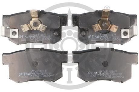 Гальмівні колодки дискові Optimal BP-12353