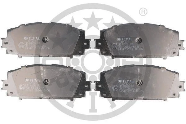 Гальмівні колодки передні дискові Optimal BP-12360 (фото 1)