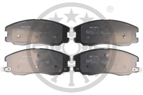Тормозные колодки передние дисковые Optimal BP-12362 (фото 1)