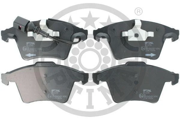 Гальмівні колодки передні дискові Optimal BP-12390 (фото 1)