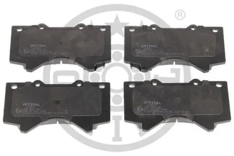 Тормозные колодки передние дисковые Optimal BP-12397