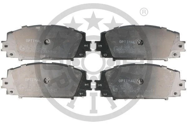 Гальмівні колодки передні дискові Optimal BP-12403 (фото 1)