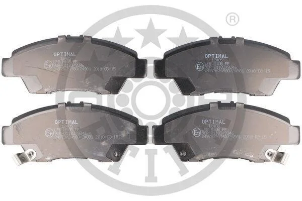 Гальмівні колодки передні дискові Optimal BP-12405 (фото 1)
