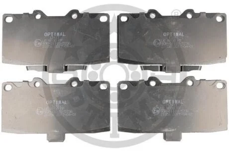 Тормозные колодки передние дисковые Optimal BP-12411