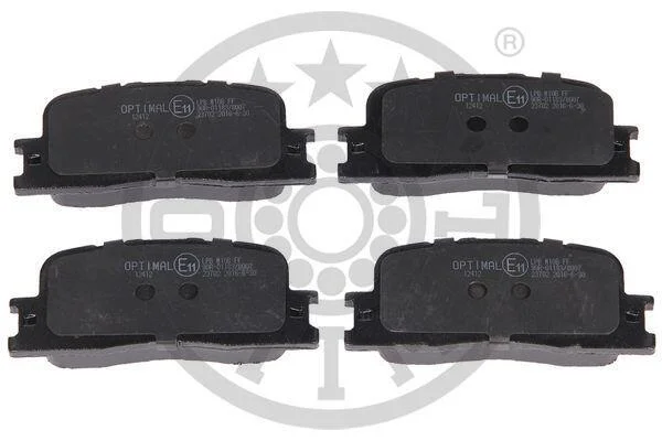Тормозные колодки дисковые Optimal BP-12412 (фото 1)