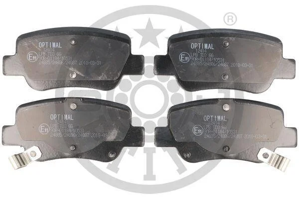 Тормозные колодки дисковые Optimal BP-12414 (фото 1)