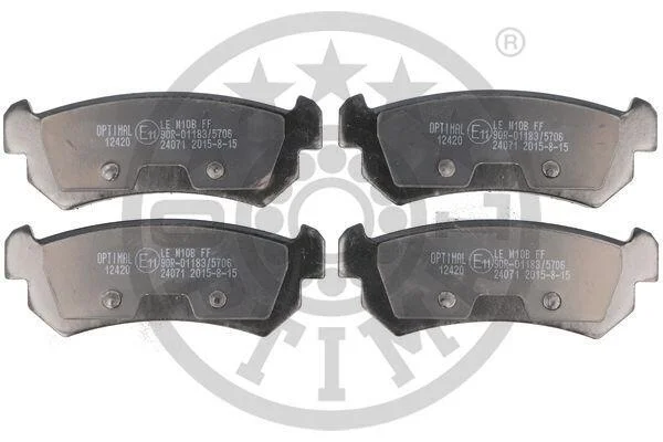Тормозные колодки дисковые Optimal BP-12420 (фото 1)