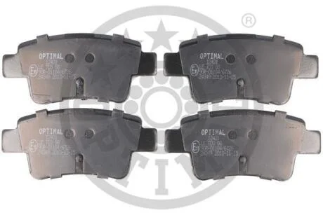 Тормозные колодки дисковые Optimal BP-12431