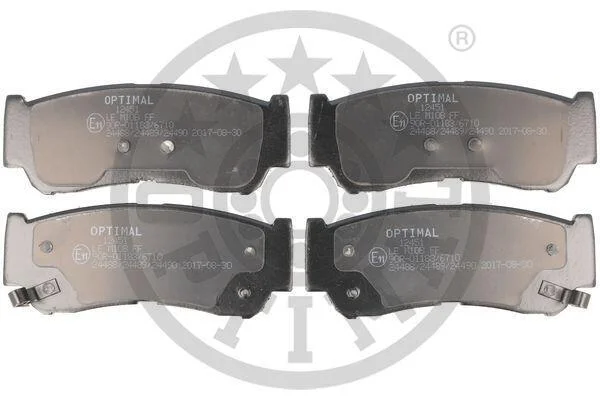 Тормозные колодки дисковые Optimal BP-12451 (фото 1)