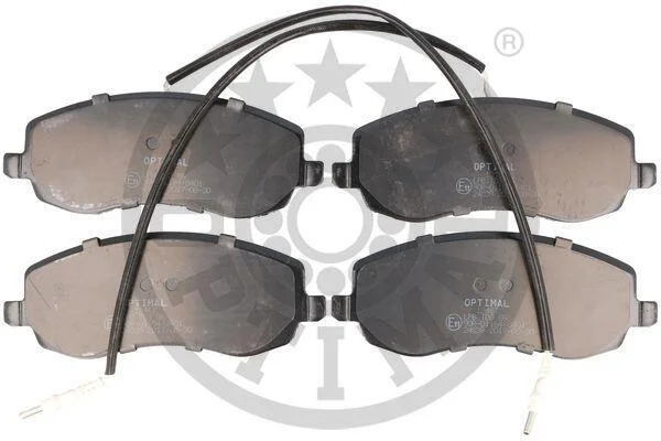 Гальмівні колодки передні дискові Optimal BP-12467 (фото 1)
