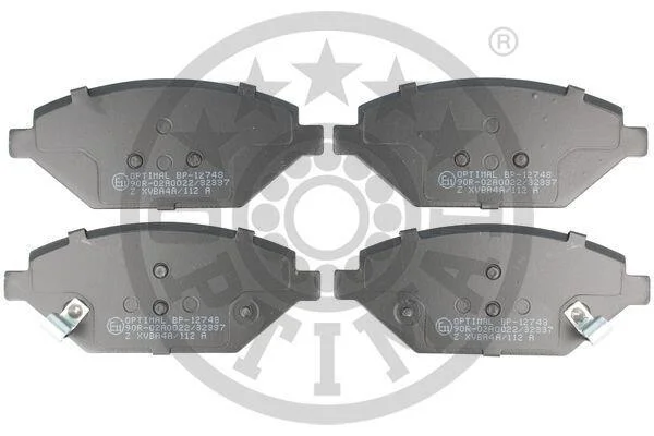 Тормозные колодки передние дисковые Optimal BP-12478 (фото 1)
