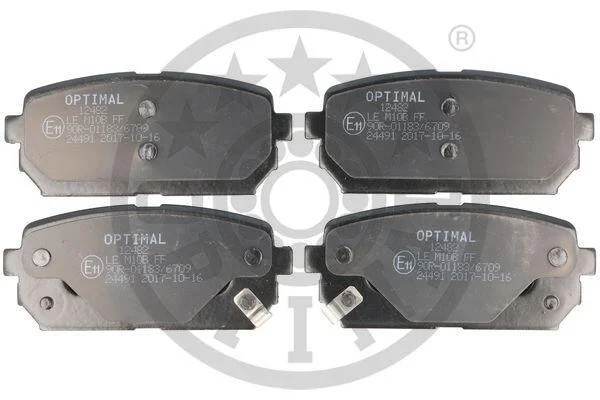 Гальмівні колодки дискові Optimal BP-12482 (фото 1)