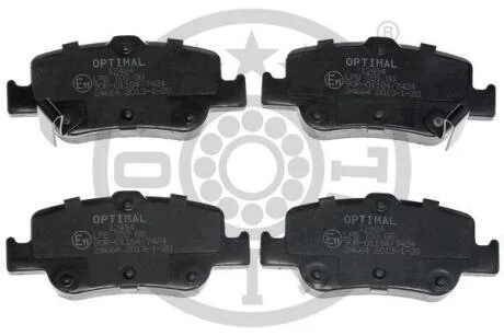 Тормозные колодки дисковые Optimal BP-12484