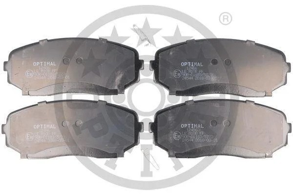 Тормозные колодки передние дисковые Optimal BP-12486 (фото 1)