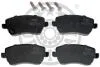Гальмівні колодки передні дискові Optimal BP-12487 (фото 1)