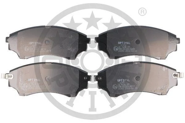 Гальмівні колодки передні дискові Optimal BP-12491 (фото 1)