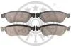 Тормозные колодки передние дисковые Optimal BP-12498 (фото 2)