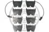 Тормозные колодки передние дисковые Optimal BP-12517 (фото 1)