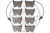 Тормозные колодки передние дисковые Optimal BP-12517 (фото 2)