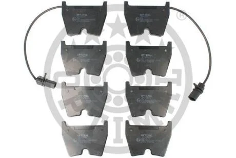 Гальмівні колодки передні дискові Optimal BP-12517